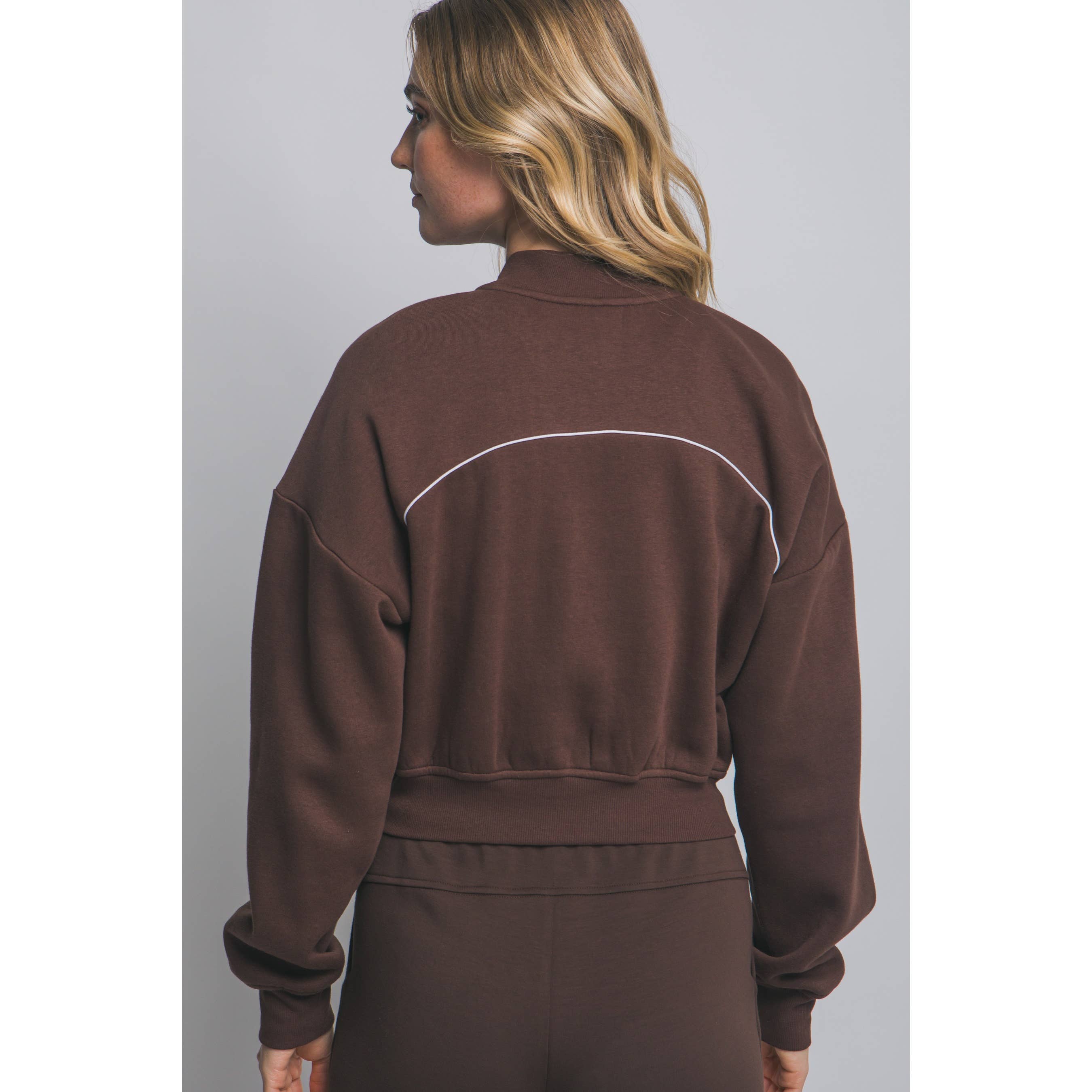 Style Up - Wholesale Jacket - Women's - Print Sweatshirt Full Zip Up Side Pockets Jacket15