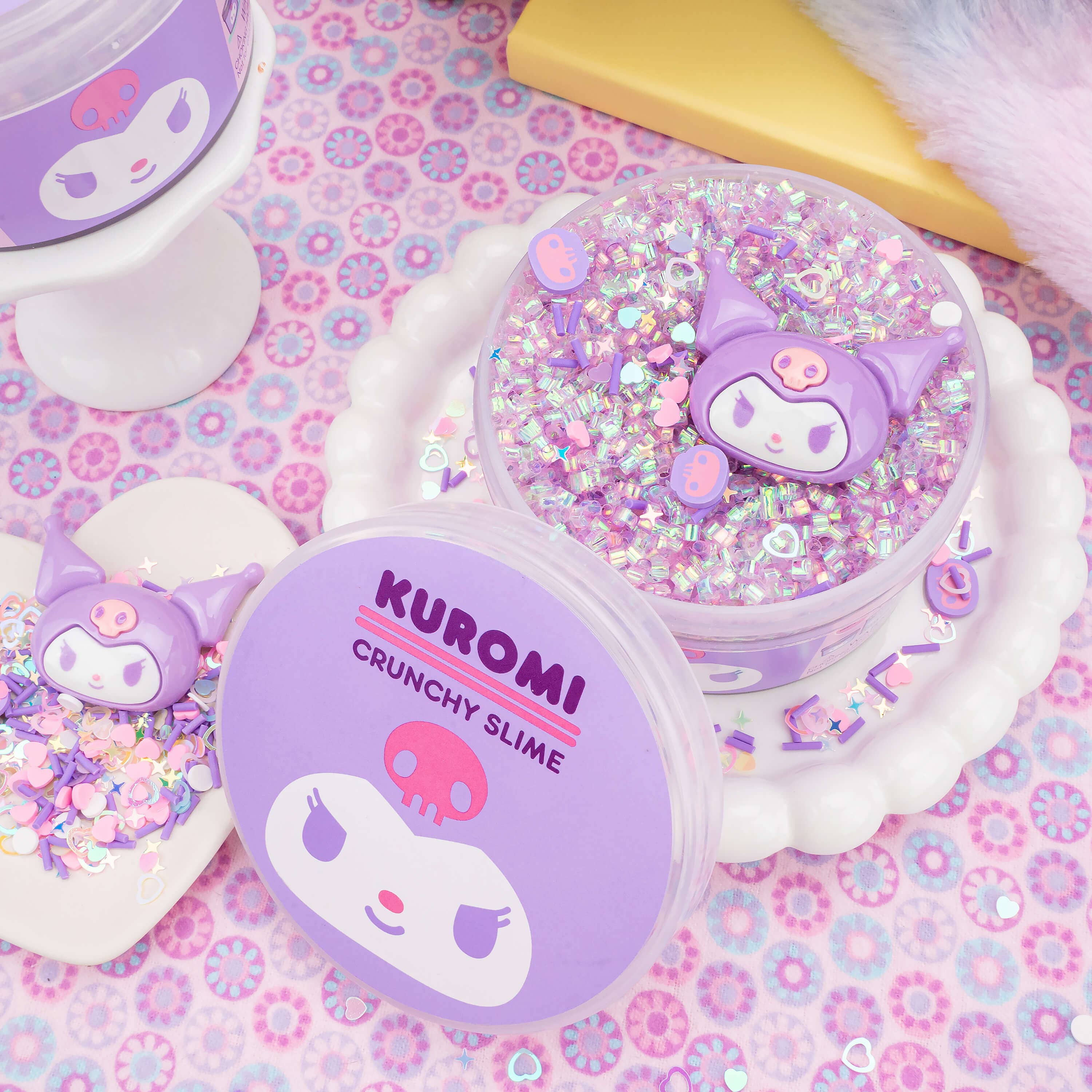 Kawaii Slime Company - Wholesale Putty/Slime - Kids - Kuromi™ Crunchy Slime (4pcs/case)5