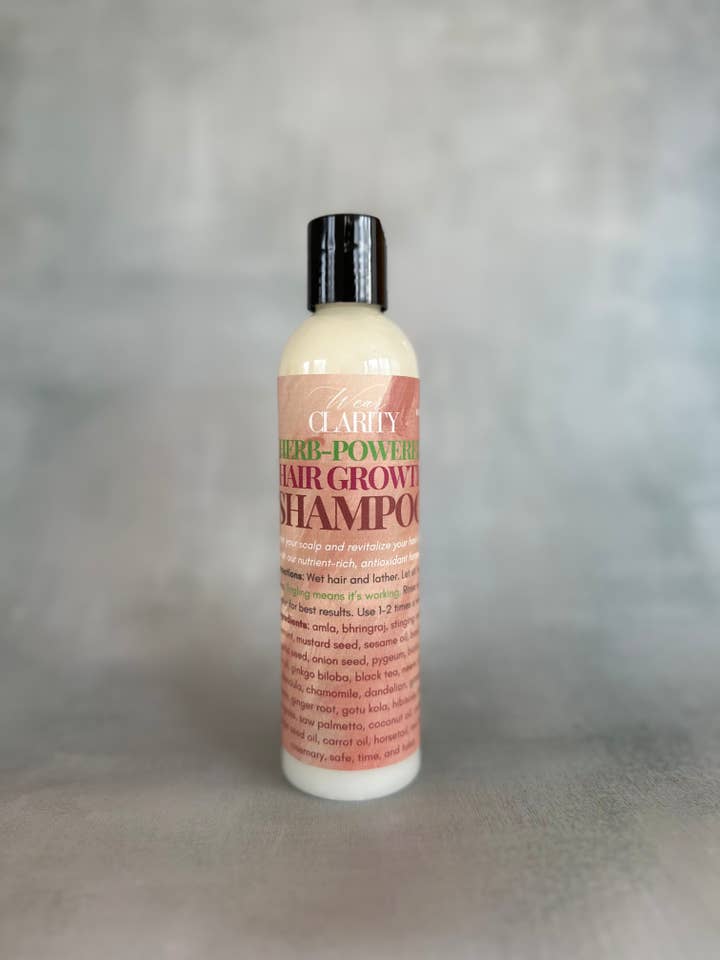Shampooing à la croissance des cheveux à base de plantes pour la vente par Wear Clarity