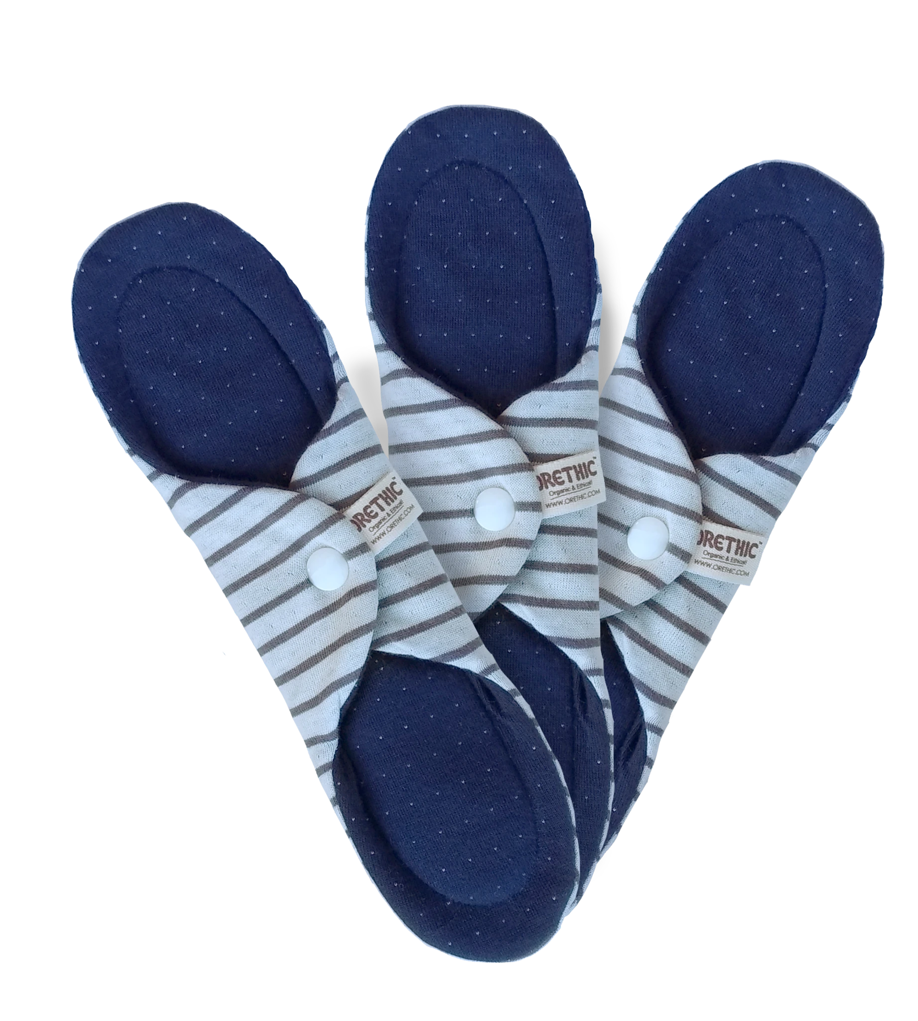 Orethic - Wholesale Period Underwear - Women's - Organic Sanitary Pads Polkadots - Pack 6 Multisize s-m-l14