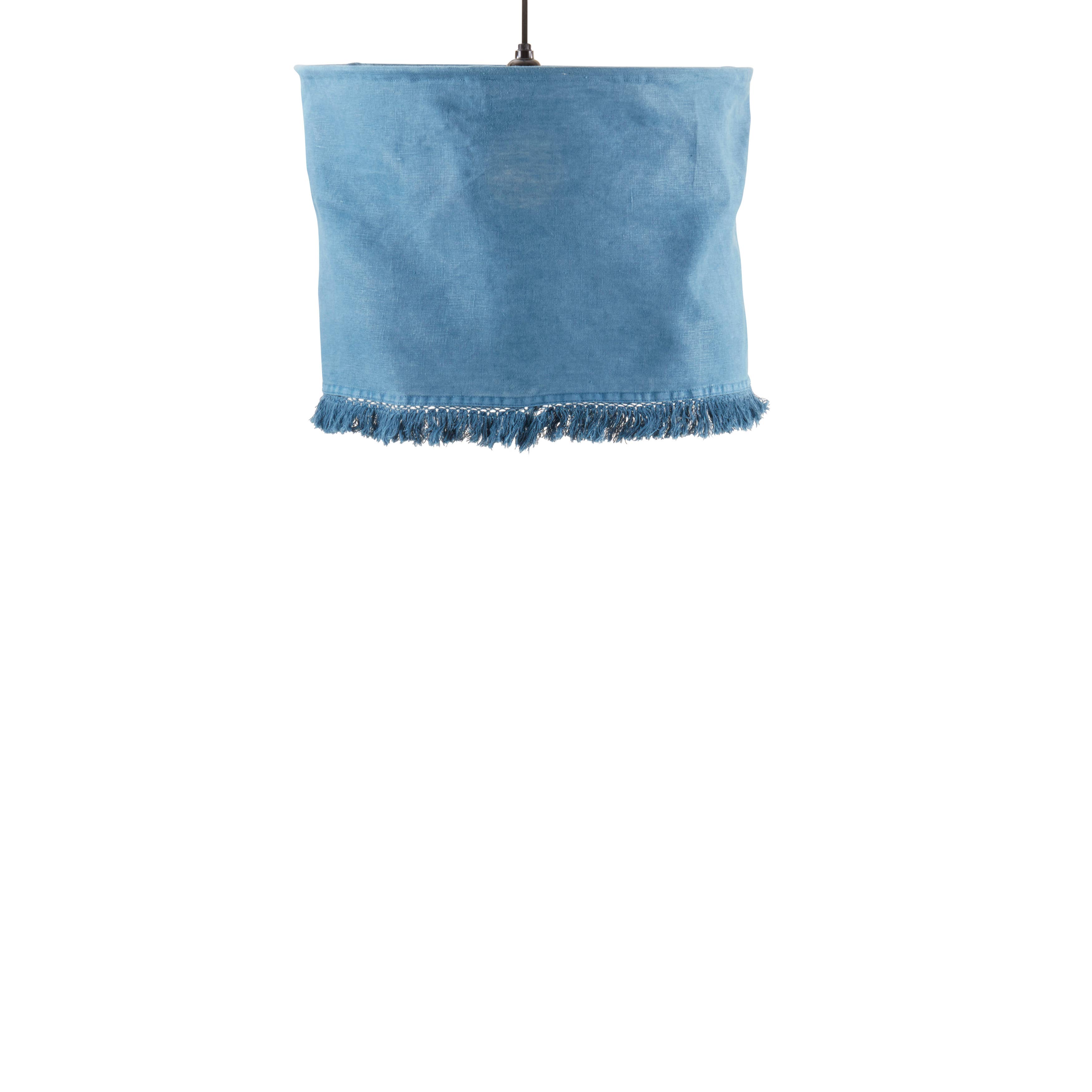 Saro Lifestyle - Wholesale Lamp Shade - Stonewashed Fringe Lamp Shade13