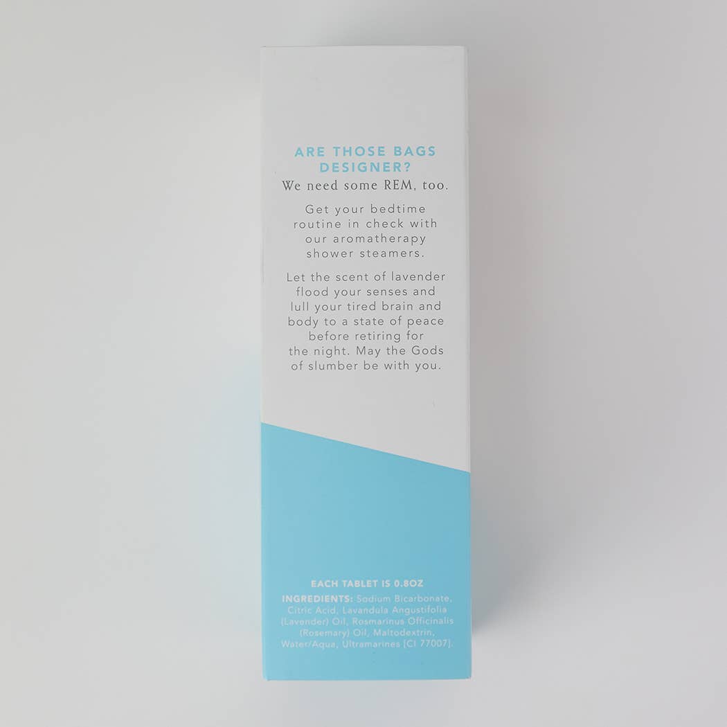 Chez Gagné - Vendita all'ingrosso Bombe/Compresse vaporizzanti da doccia - Vai a Dormire, C***o - Vaporizzatori per Doccia Aromaterapici - Lavanda - Set di 89