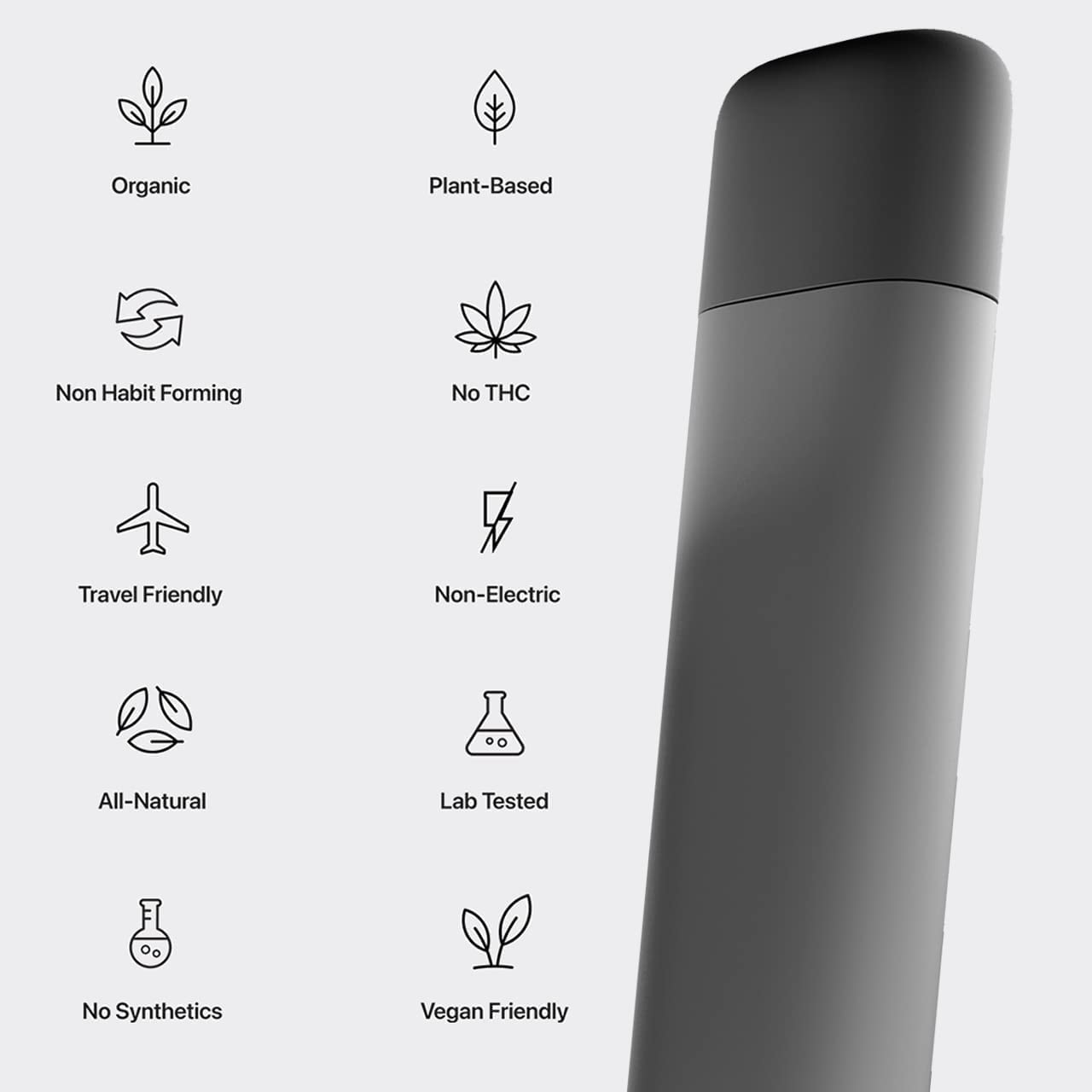 Natranal – wholesale Aromaterapiinhalator – Natranal Spearmint + Hemp Puffer - Oral Fixation Ersättning för Rök- och Vapeavvänjning6