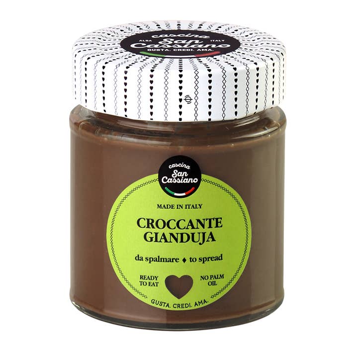 Crunchy Gianduja Cream - Hazelnuts and Cocoa - 140 g for wholesale by CASCINA SAN CASSIANO SRL
