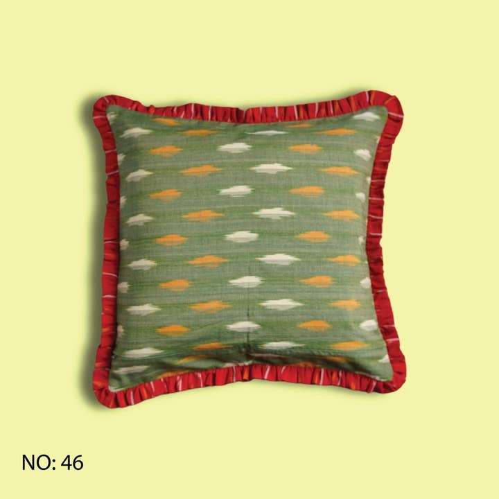 Annahmol - Wholesale Throw Pillow Cover - One of a Kind Vintage Kantha & Ikat Pillow 232