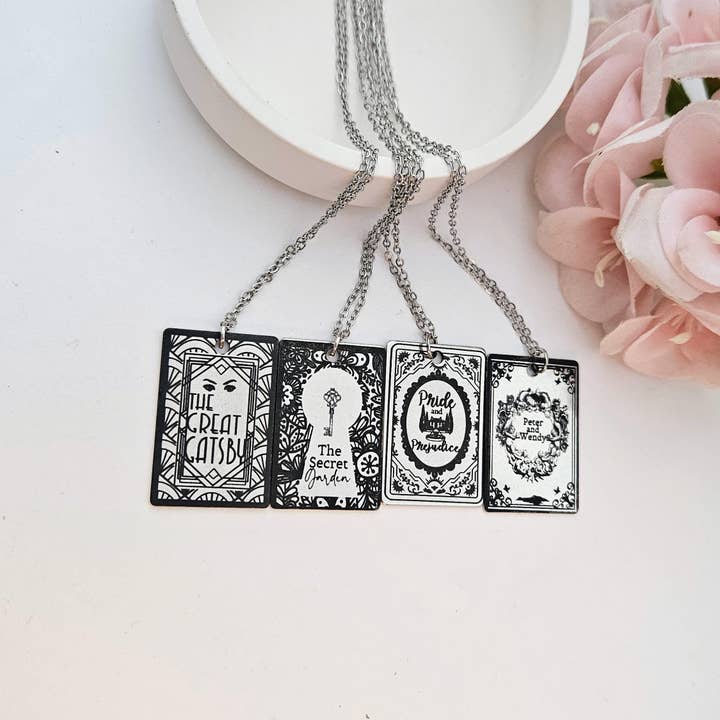 ShesSoCrafty Goods - Wholesale Pendant/Charm Necklace - Great Gatsby Art Deco Stainless Steel Pendant7