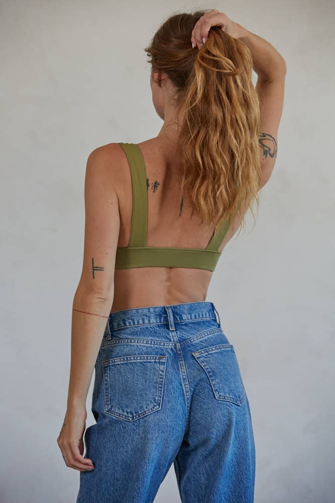 By Together - Vente Brassière – femme - Débardeur brassière sans couture en maille à col en V profond - Dealbreaker By Together18