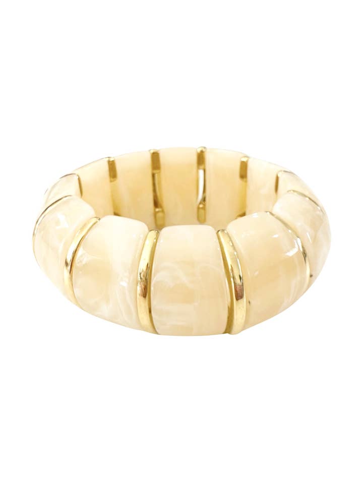 Neva Armband Crème voor wholesale door Gemelli