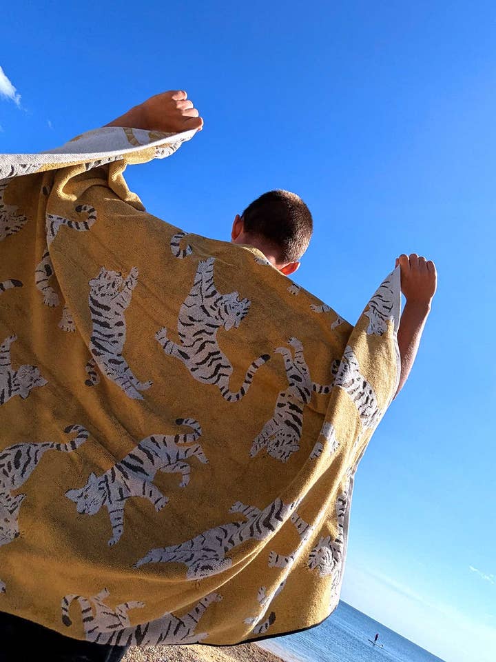 Tigers Organic Cotton Towels for wholesale by Anorak