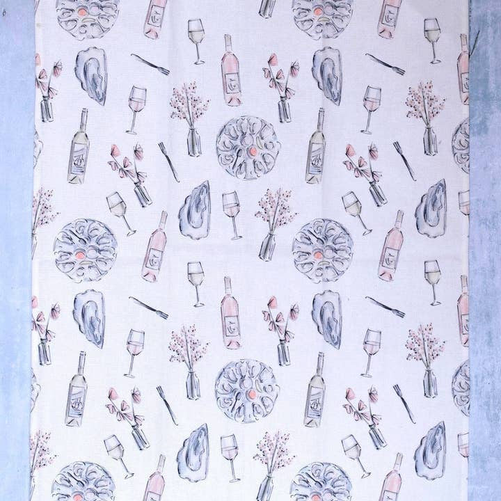 Rose All Day - Strofinaccio da tè Linge a vaisselle per la vendita all'ingrosso da parte di Maison Lorrain