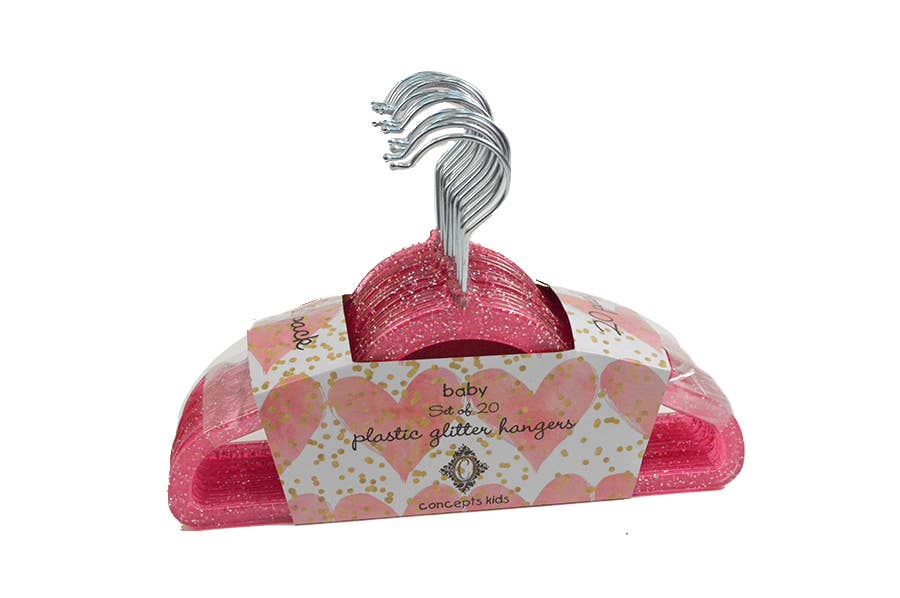 Concepts In Time – wholesale Clothes hangers – Concepts 20pk Acrylic Hangers for Kids – Sleek & Strong5