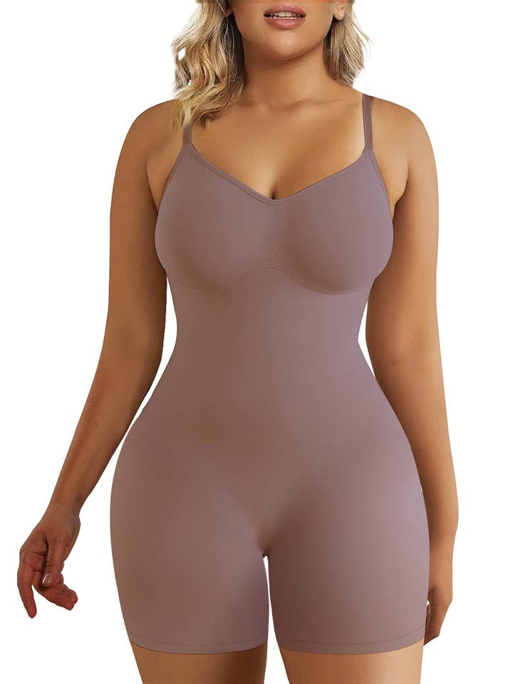 SHAPERX - Wholesale Shapewear - Women's - SHAPERX Seamless Full Body Tummy Control Bodysuit shapewear5