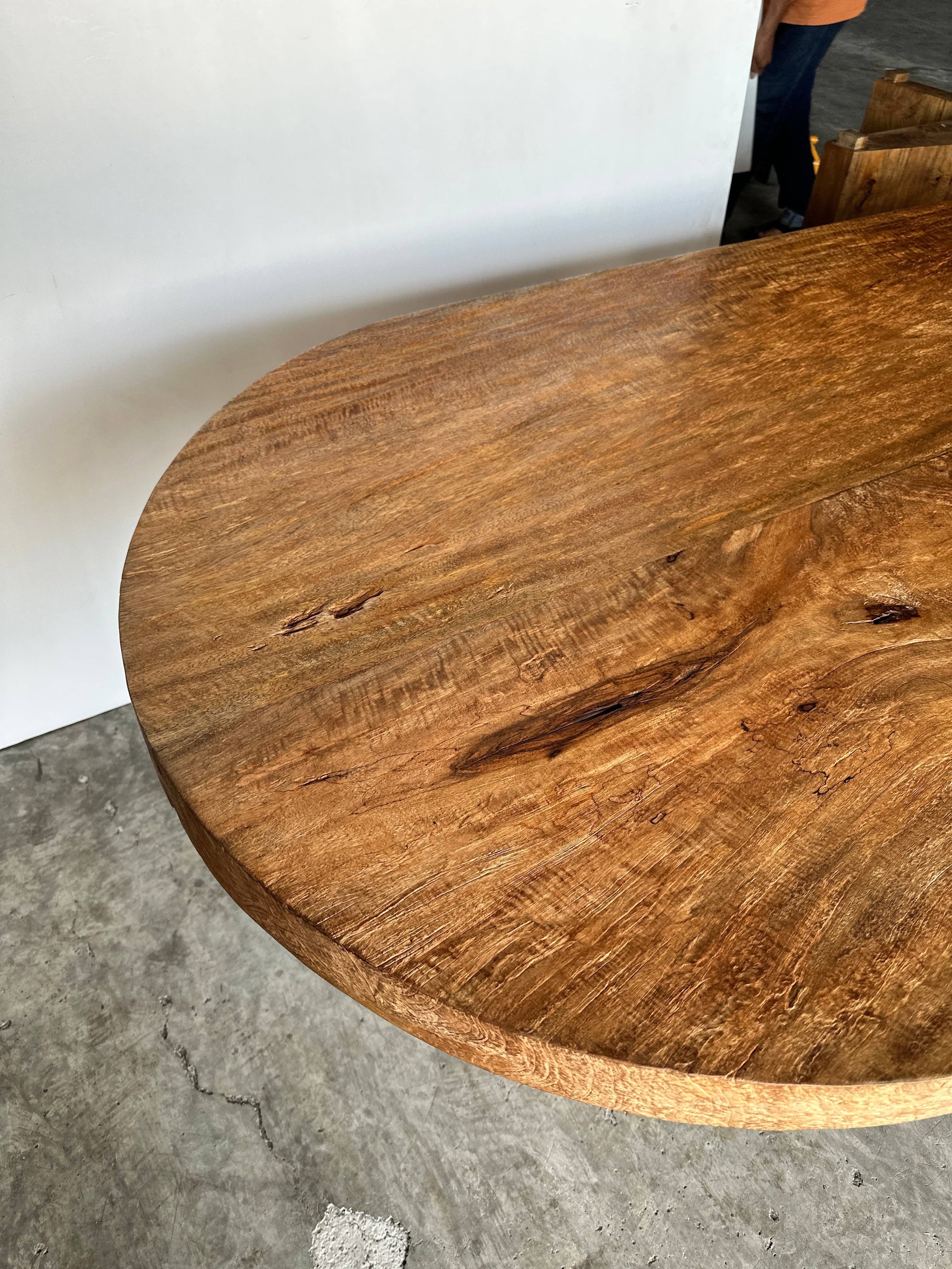 Office Objets - Wholesale Coffee Table - Massive mango wood table 2m10x1m54