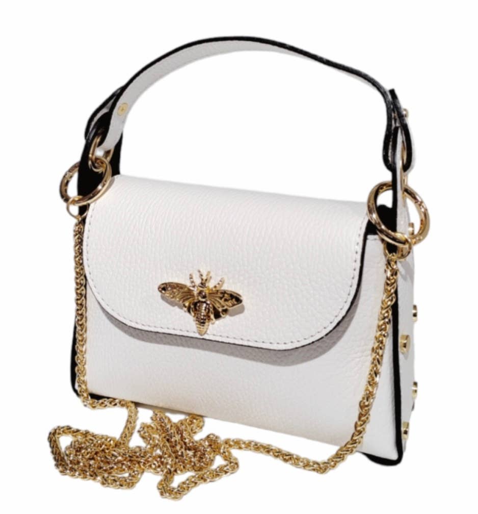 JIJOU CAPRI – Engroshandel Crossbodytaske - Dame – Maya humlebi læder mini crossbody taske JIJOU CAPRI3