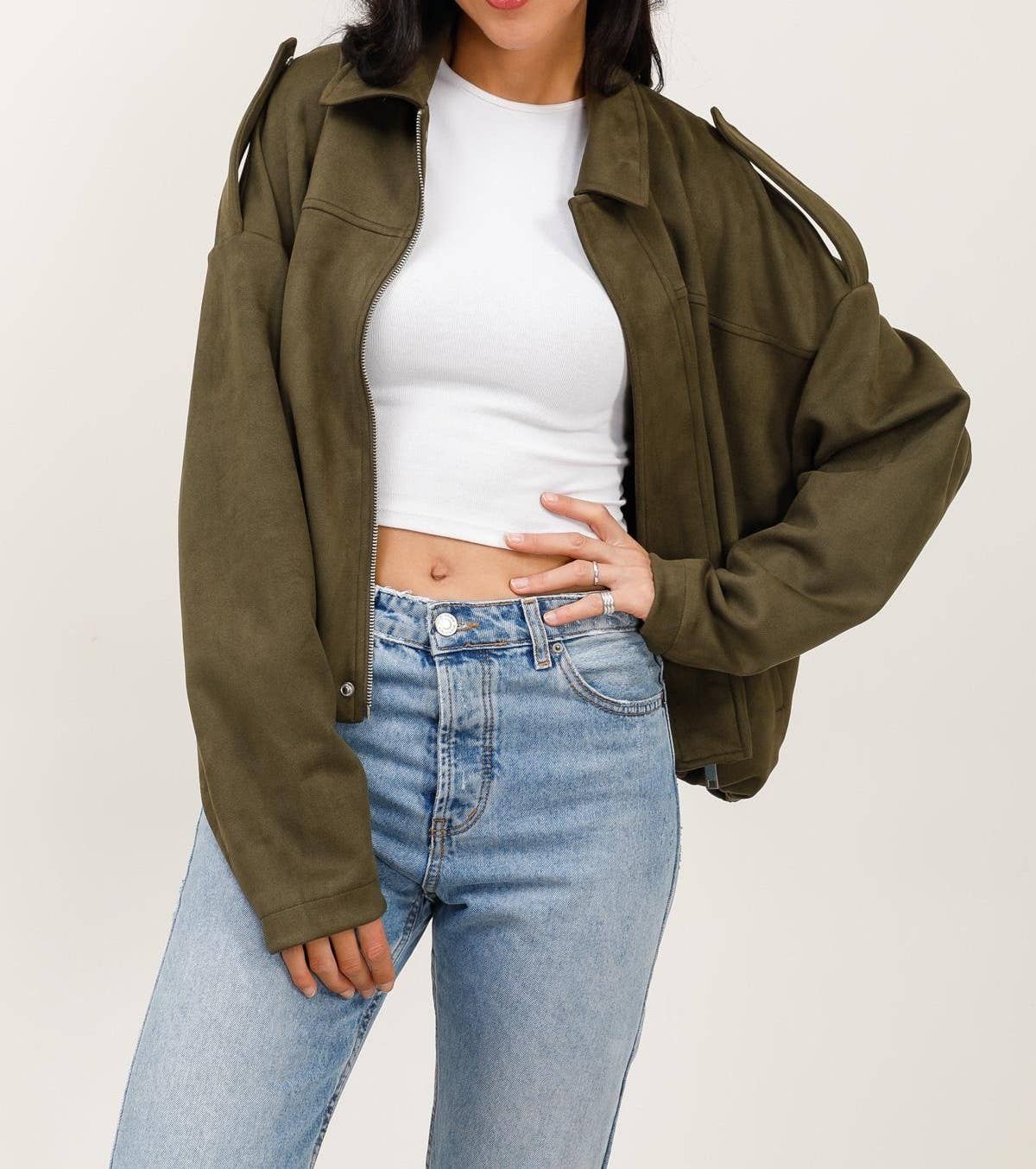 KZELL PARIS – wholesale Jacket – Women's – SUEDE-EFFECT JACKET16