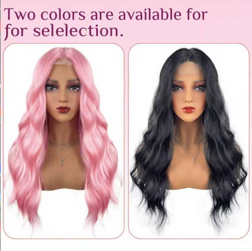 AK Brand - Vendita all'ingrosso Parrucca/toupet - Parrucca Lunga Ondulata da 20 Pollici per Donne Costume Sintetico Uso Quotidiano5