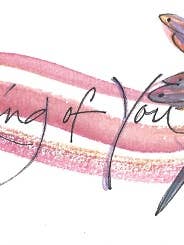 Dragonfly Thinking of You Bookmark packaged with Harney Tea for wholesale by Credo Designs LTD