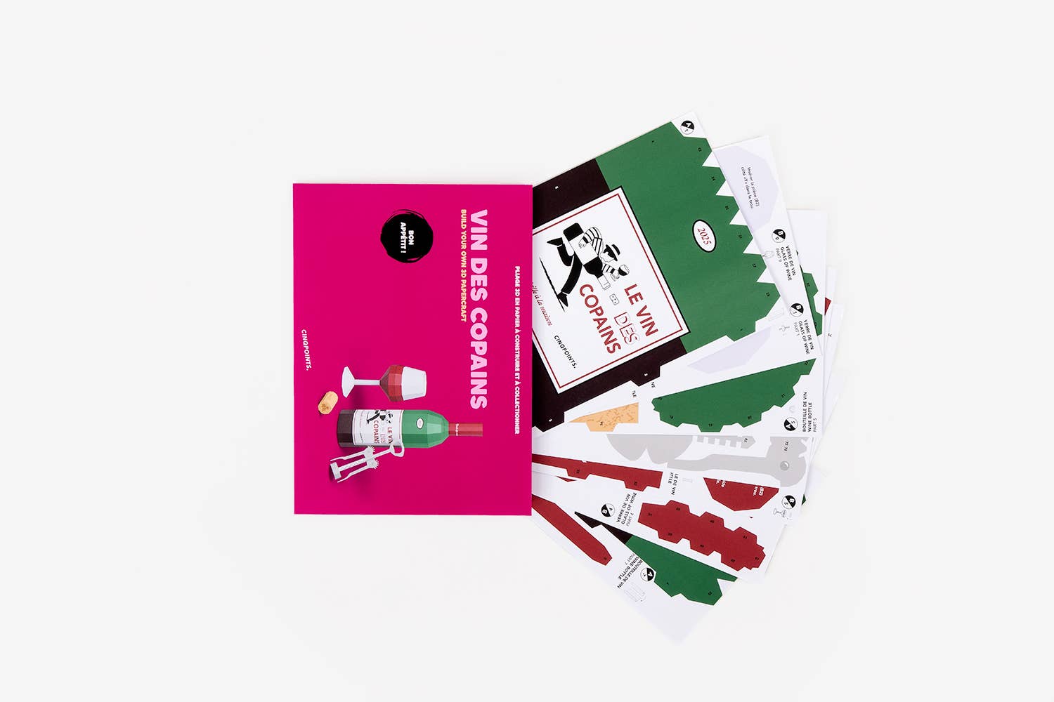 Cinqpoints - Venta al por mayor Kit de manualidades - Regalo de Navidad Vacaciones Manualidades y Artesanías - Vino1