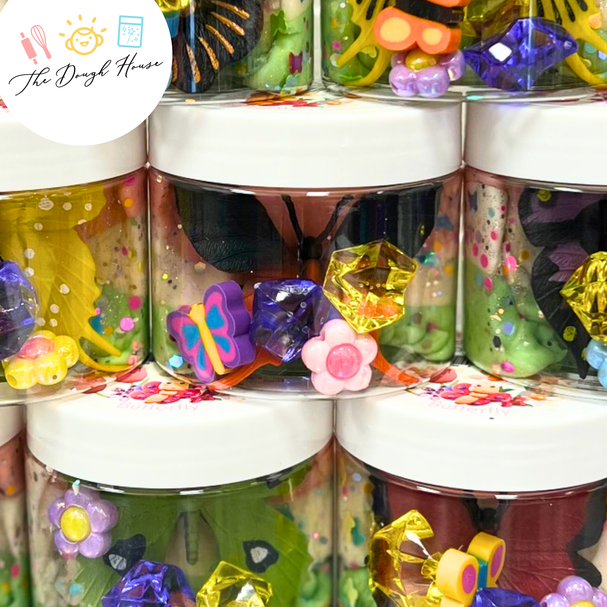 The Dough House - Wholesale Putty/Slime - Kids - Fun Size Butterfly Magical Jars4