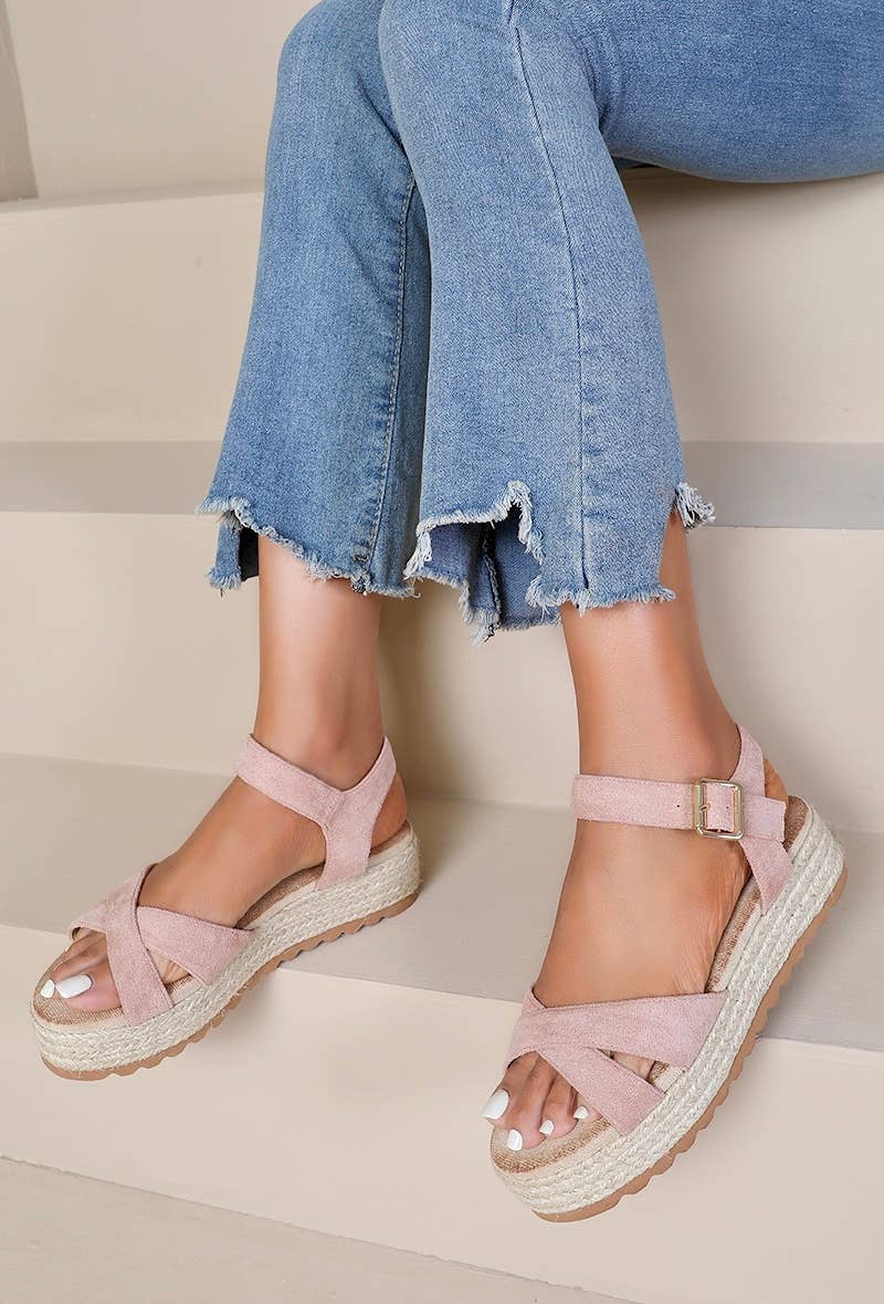 Joia Paris - Wholesale Wedges - Women's - Wedge espadrilles with strap JN-886