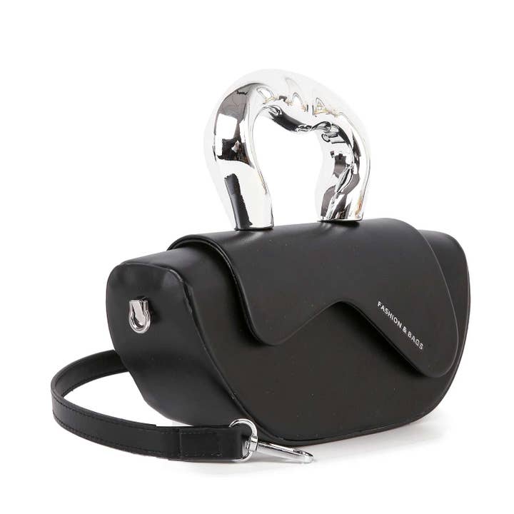 Black Modern Design Petite Hand Tote for wholesale on Faire