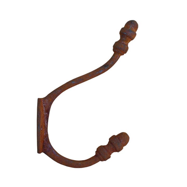 Gancho para Sombrero y Abrigo Bellota 2 Agujeros Fundido Rústico 130mm - TBD para venta al por mayor de Cottingham Collection