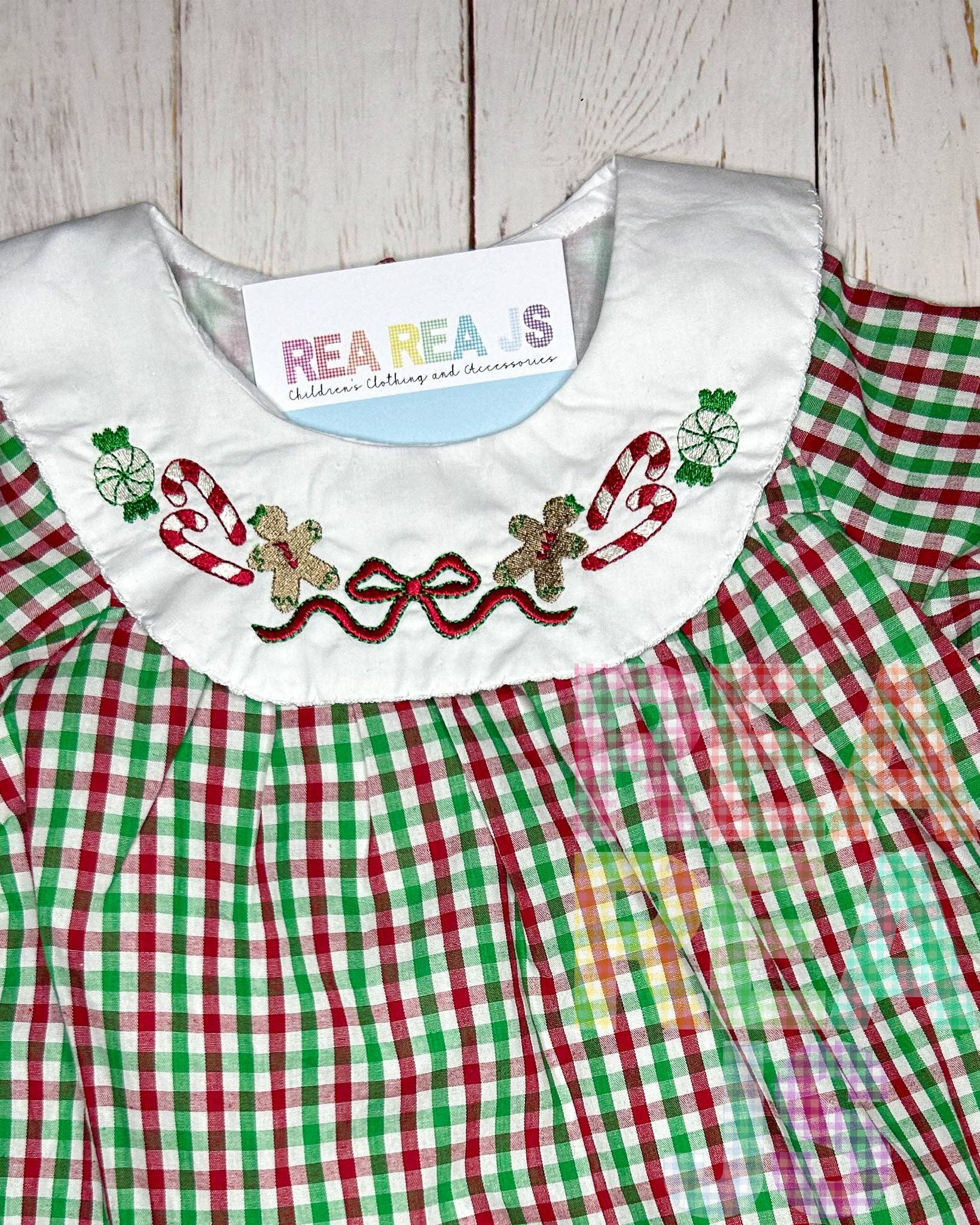 Rea Rea J's - Wholesale Dress - Kids - Candy Christmas Dress1