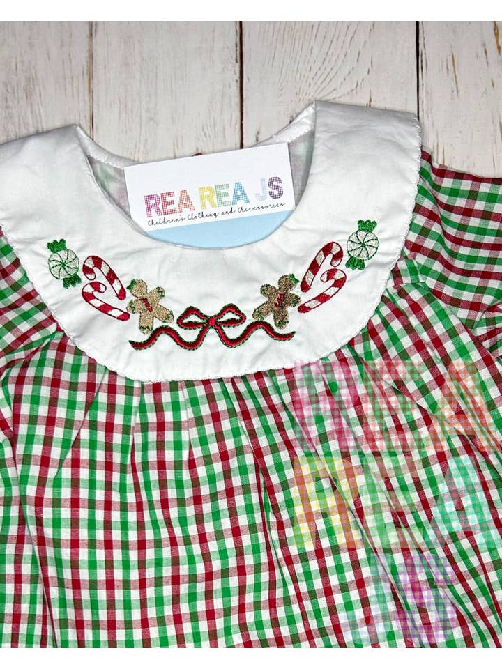 Rea Rea J's - Wholesale Dress - Kids - Candy Christmas Dress1