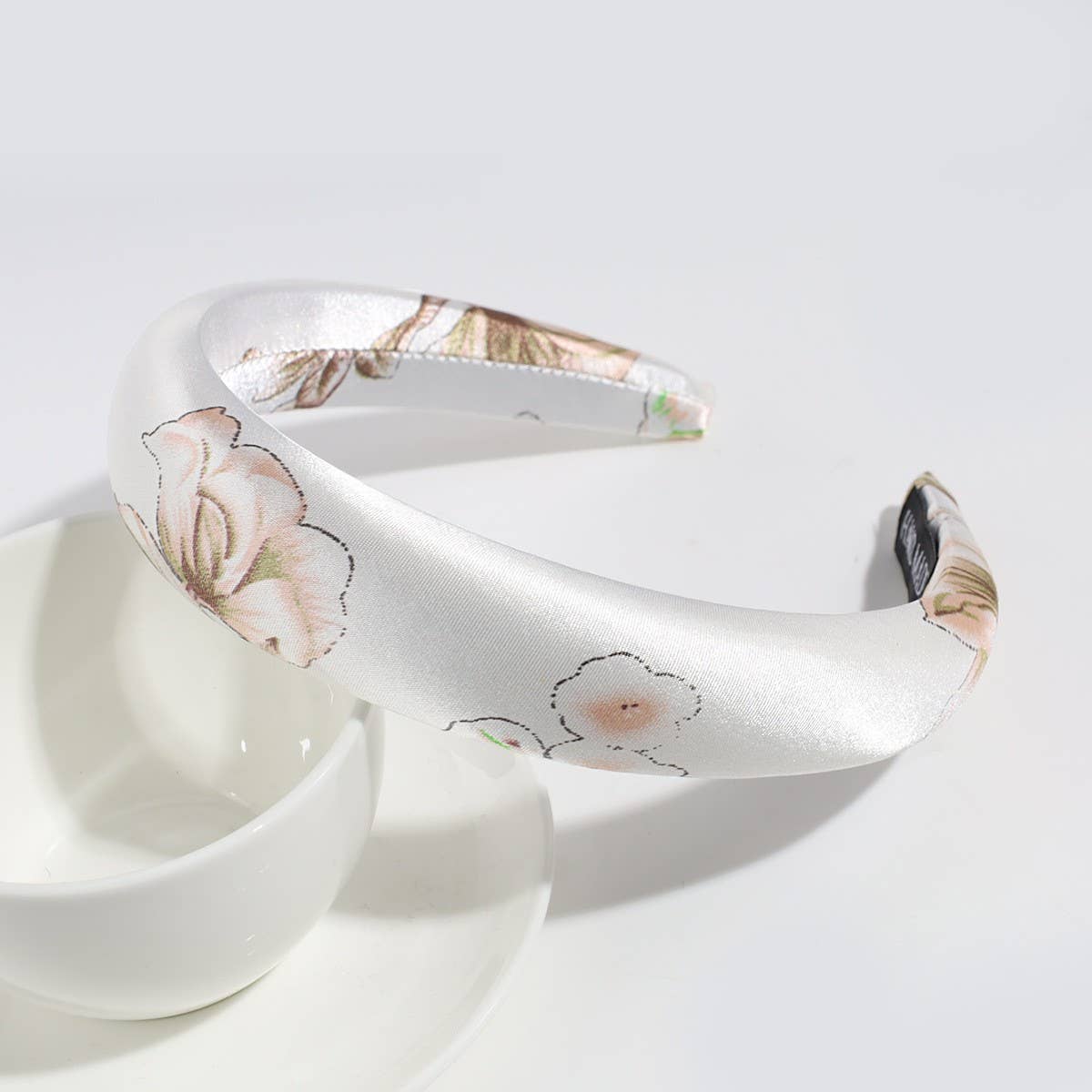 MKS America - Wholesale Fashion Headband - Women's - Fashionable Satin Floral Sponge Headband9