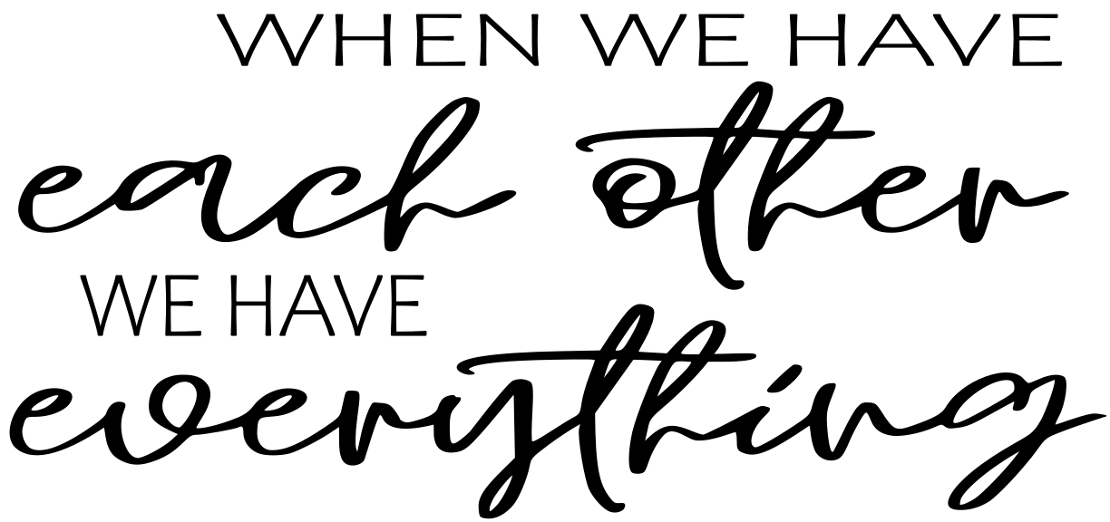 Dudley's Cottage & Gifts - Vente Pancarte - QUAND ON EST ENSEMBLE, ON A TOUT1