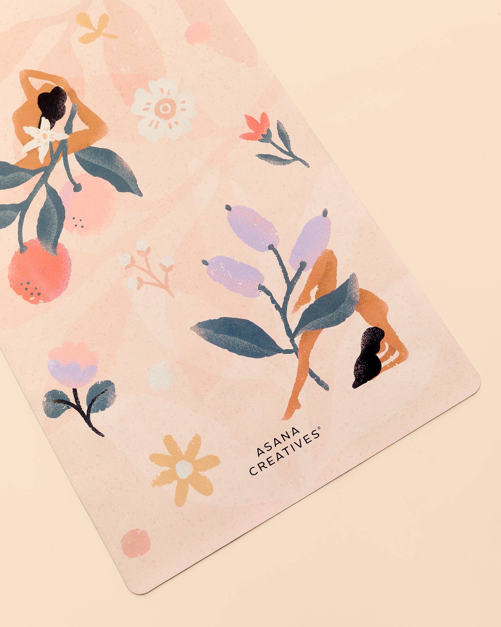 Asana Creatives - Vendita all'ingrosso Tappetini da yoga - Tappetino da yoga ecologico in gomma naturale 3 mm con rivestimento antiscivolo,1