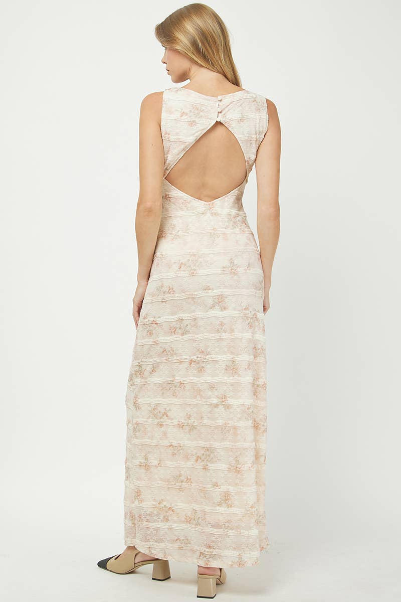 Creme VESTIDO MAXI DE RENDA 1995ND para venda a revendedores na Faire6