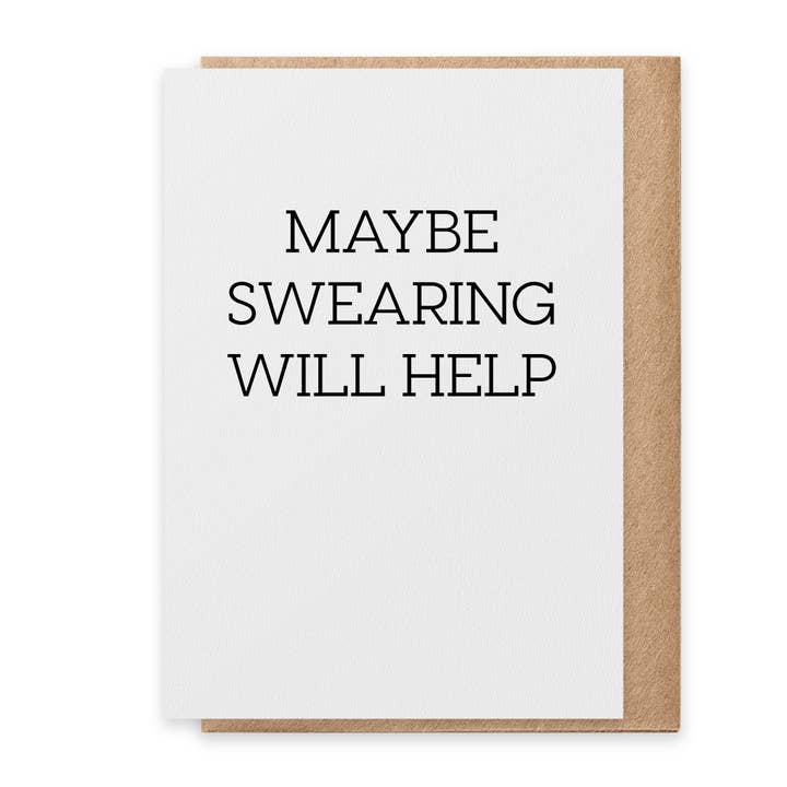 Paisley & Parsley - Wholesale Everyday Greeting Card - Swearing - Greeting Card