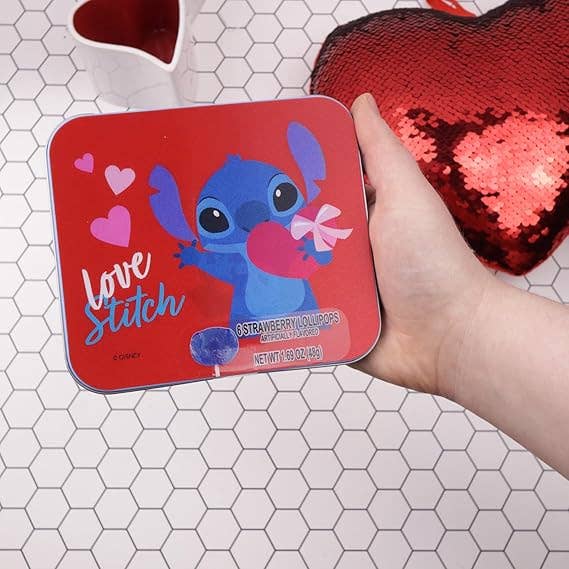 I Got Your Candy - Wholesale Lollipop - Galerie Lilo and Stitch Valentine’s Day Lollipops 1.69oz - 8ct