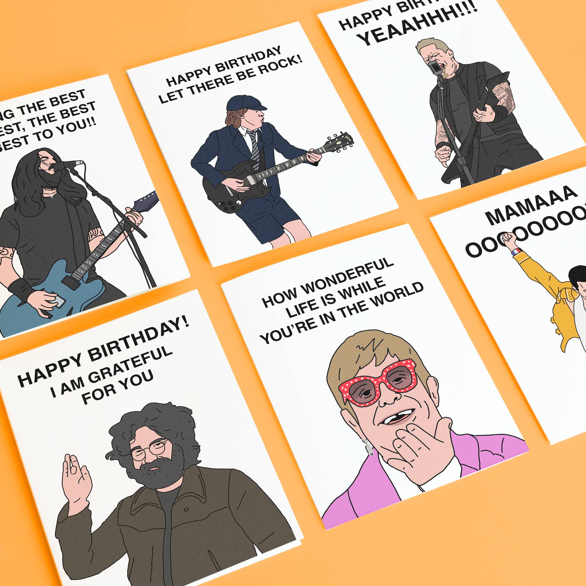 Pop Hot Cards - Wholesale Birthday Card - Elton John Birthday Card - Pop Culture Music Card1
