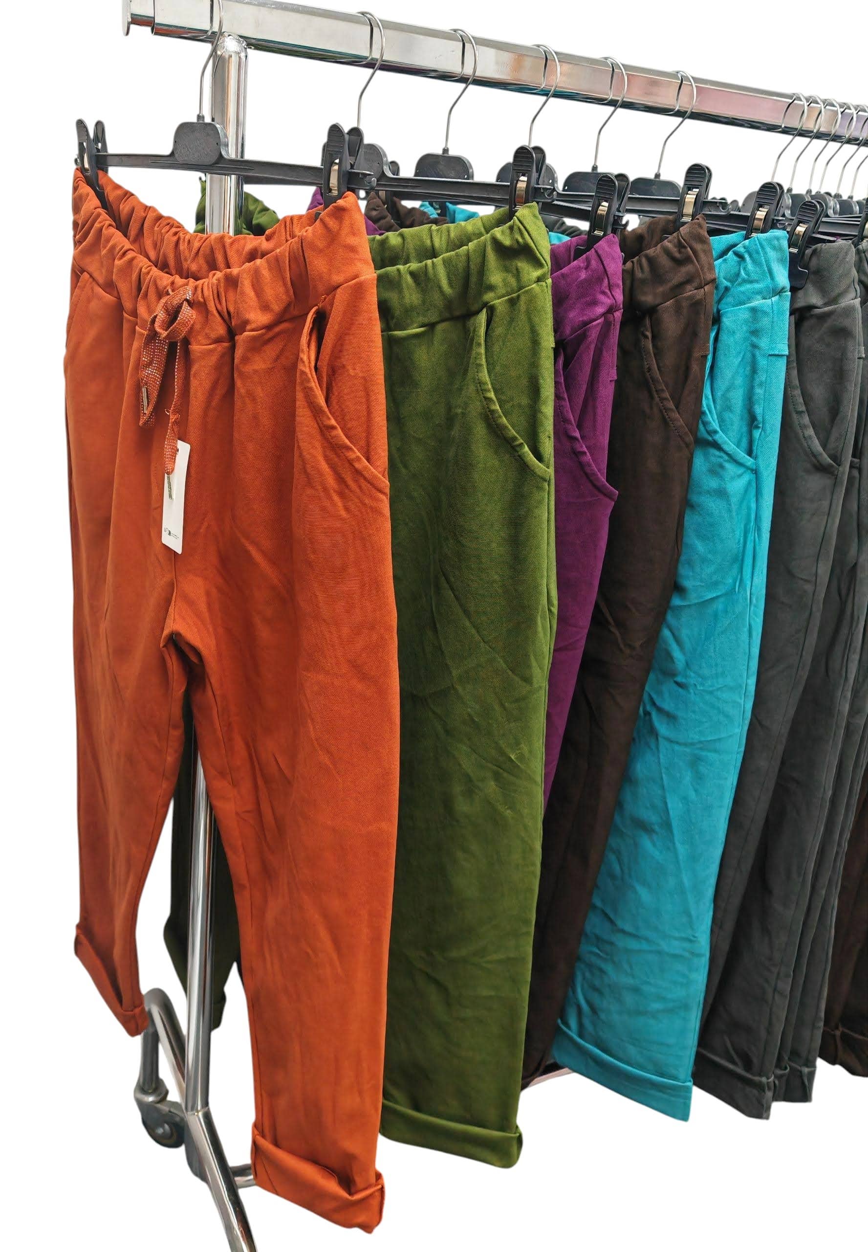 Superbia – Engroshandel Bukser - Dame – Premium bomuldsrige strækbare magiske bukser - Én størrelse UK 10-2010