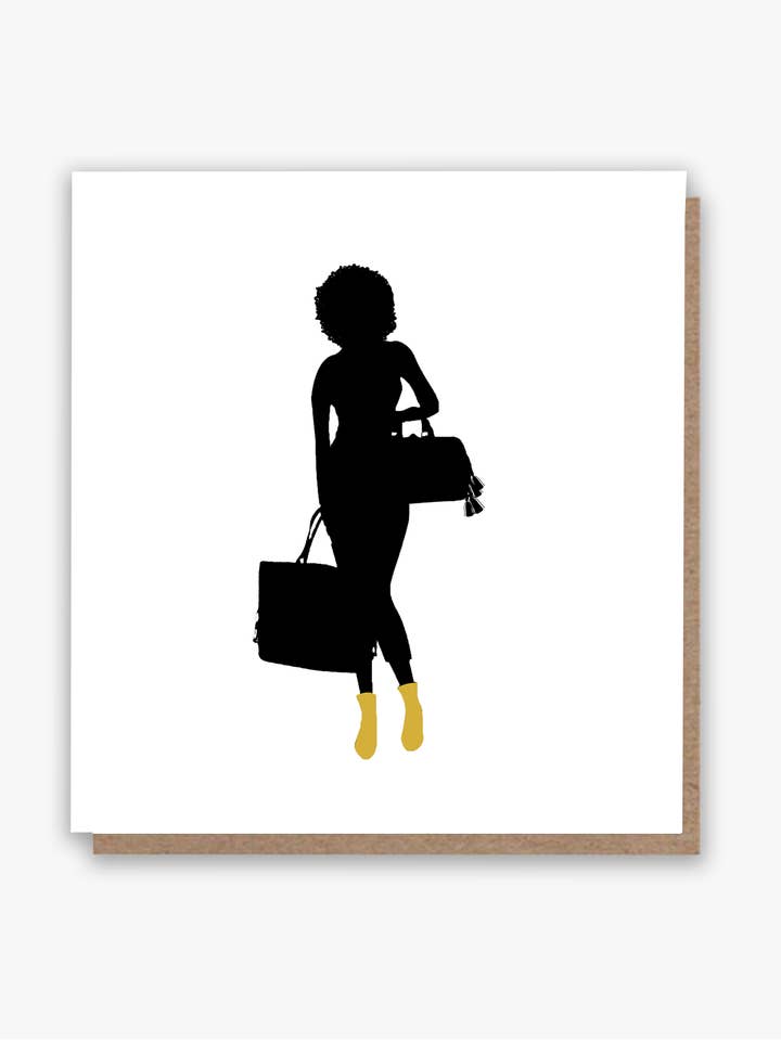 Født til at shoppe fødselsdagskort! for engroshandel hos All Shades