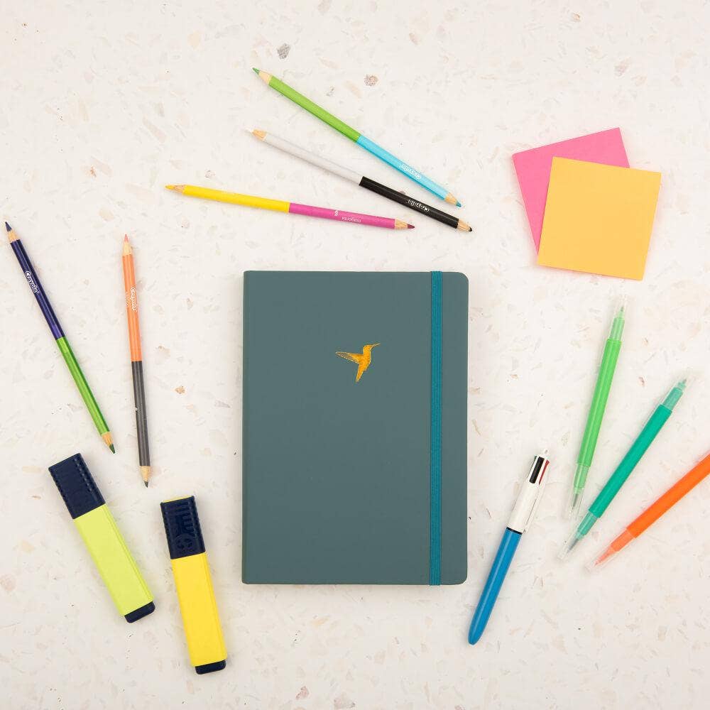 Yop & Tom | Journals, Notebooks & Planners – Engroshandel Dagbog – A5 Dot Grid Notesbog – Kolibri6