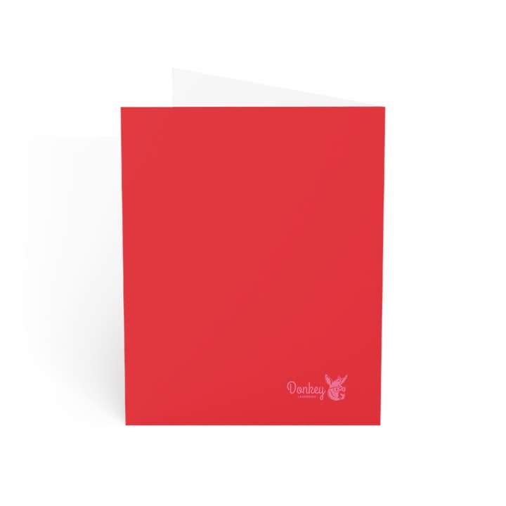 Love is in the air — Grußkarte zum Valentinstag für den Großhandel von Donkey Laserbeam