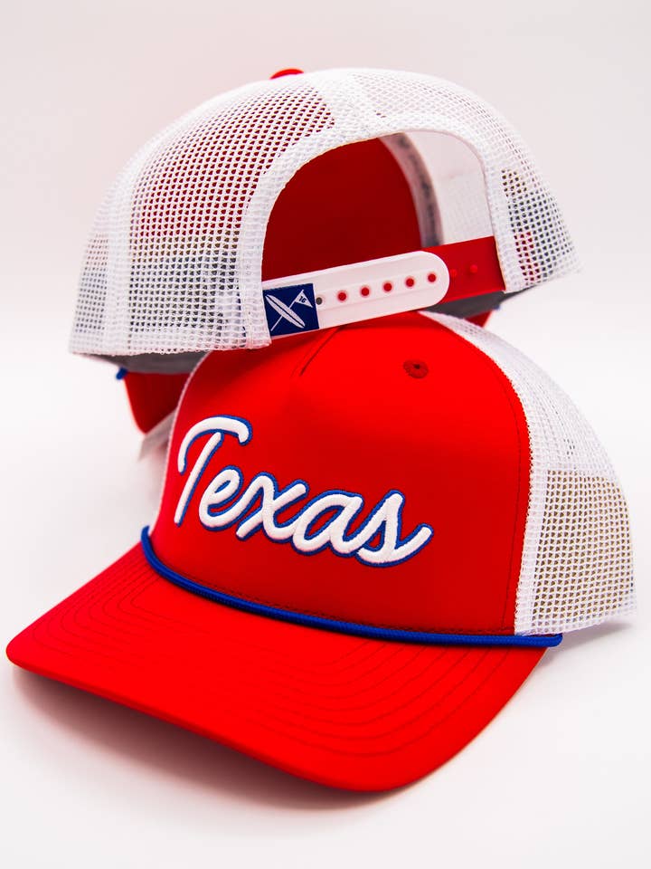 Texas Trucker - Red for wholesale by Surf and Turf Golf