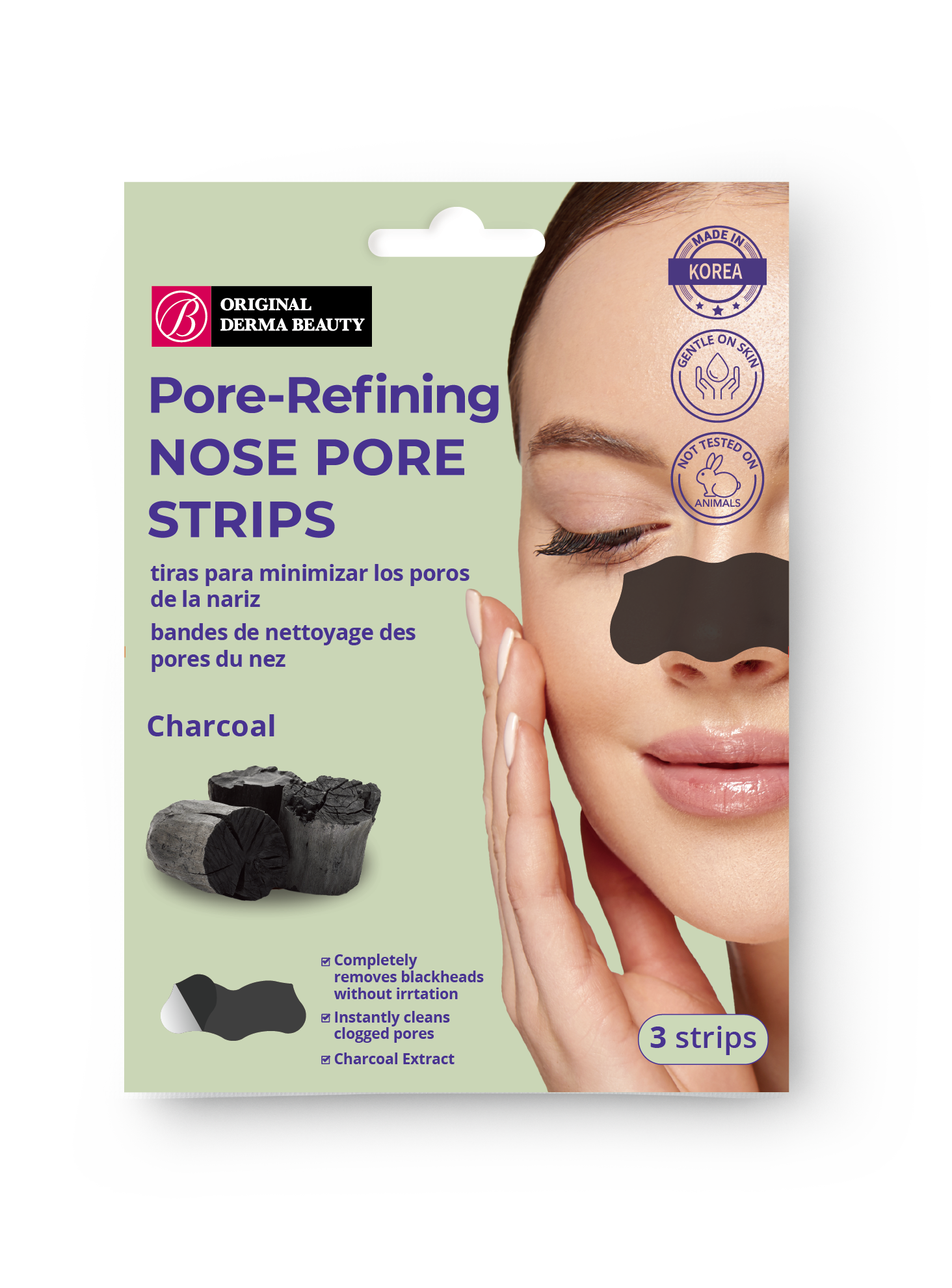 Dessin Studio - Wholesale Pore Strip - ODB Pore-Refining Nose Pore Strips 3 Strips0