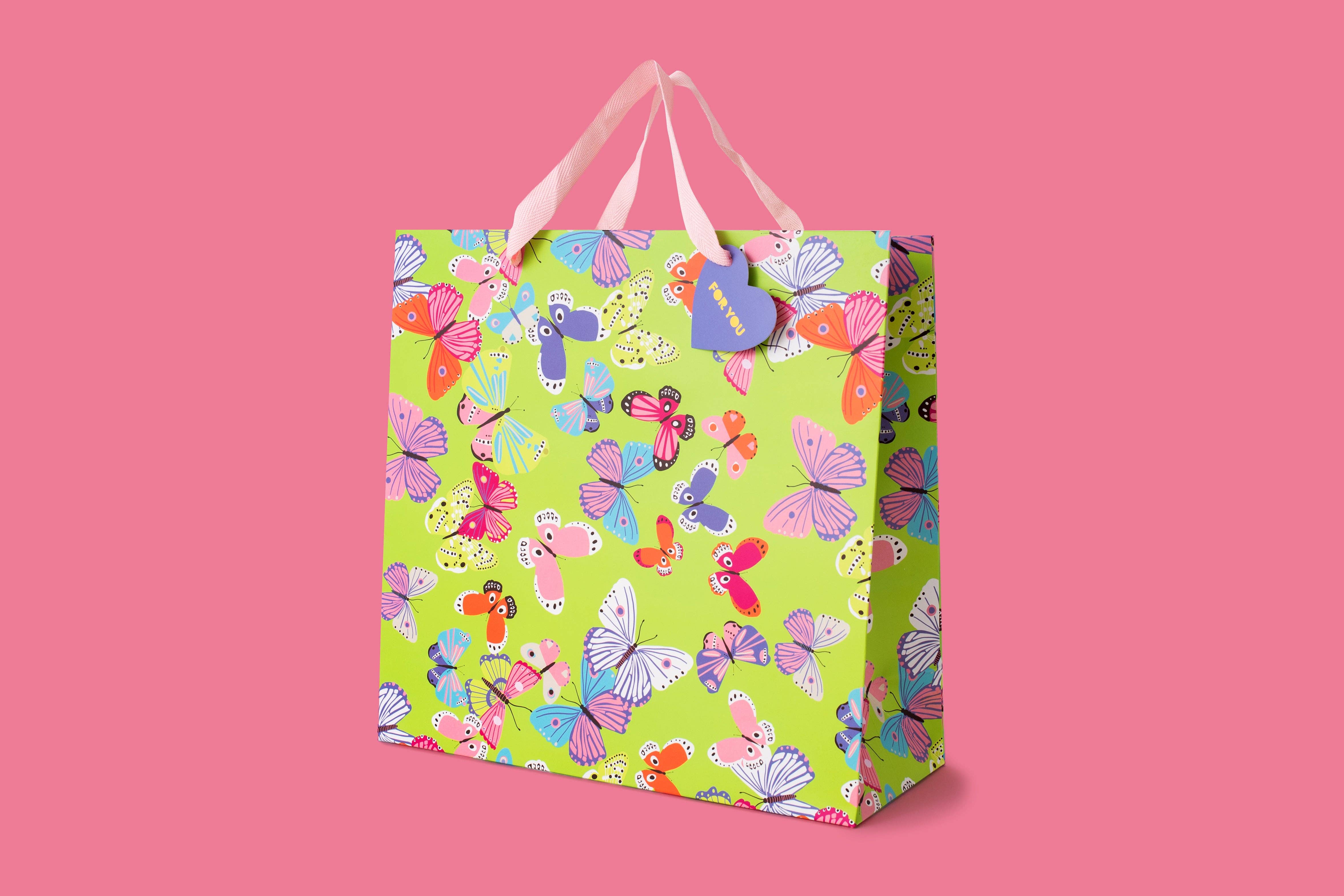 Taylor Elliott Designs - Vente Pochette cadeau - Sacs Cadeaux Papillons (3 Tailles) - Min. 40