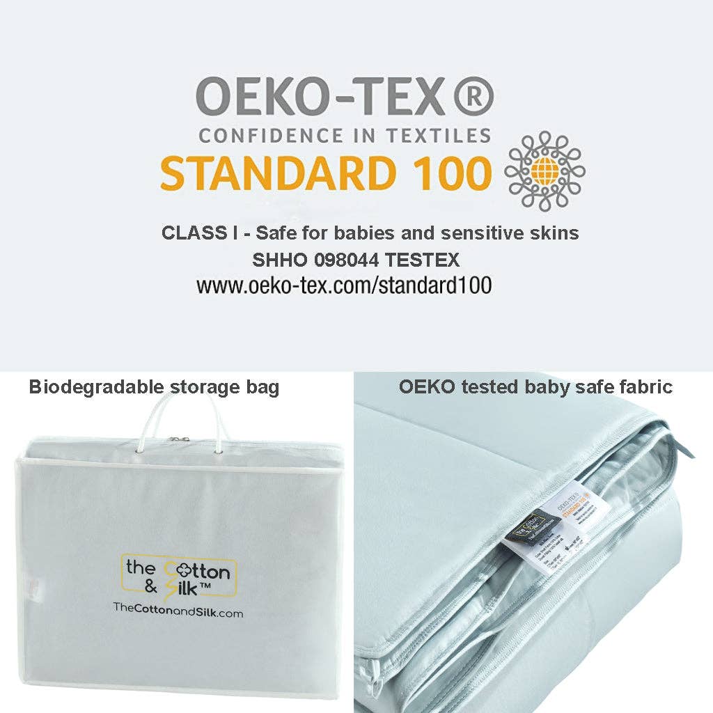 THE COTTON & SILK - Vente Courtepointe - Couette rembourrée en soie lavable en machine, couvre-lit, couverture, insert de couette4