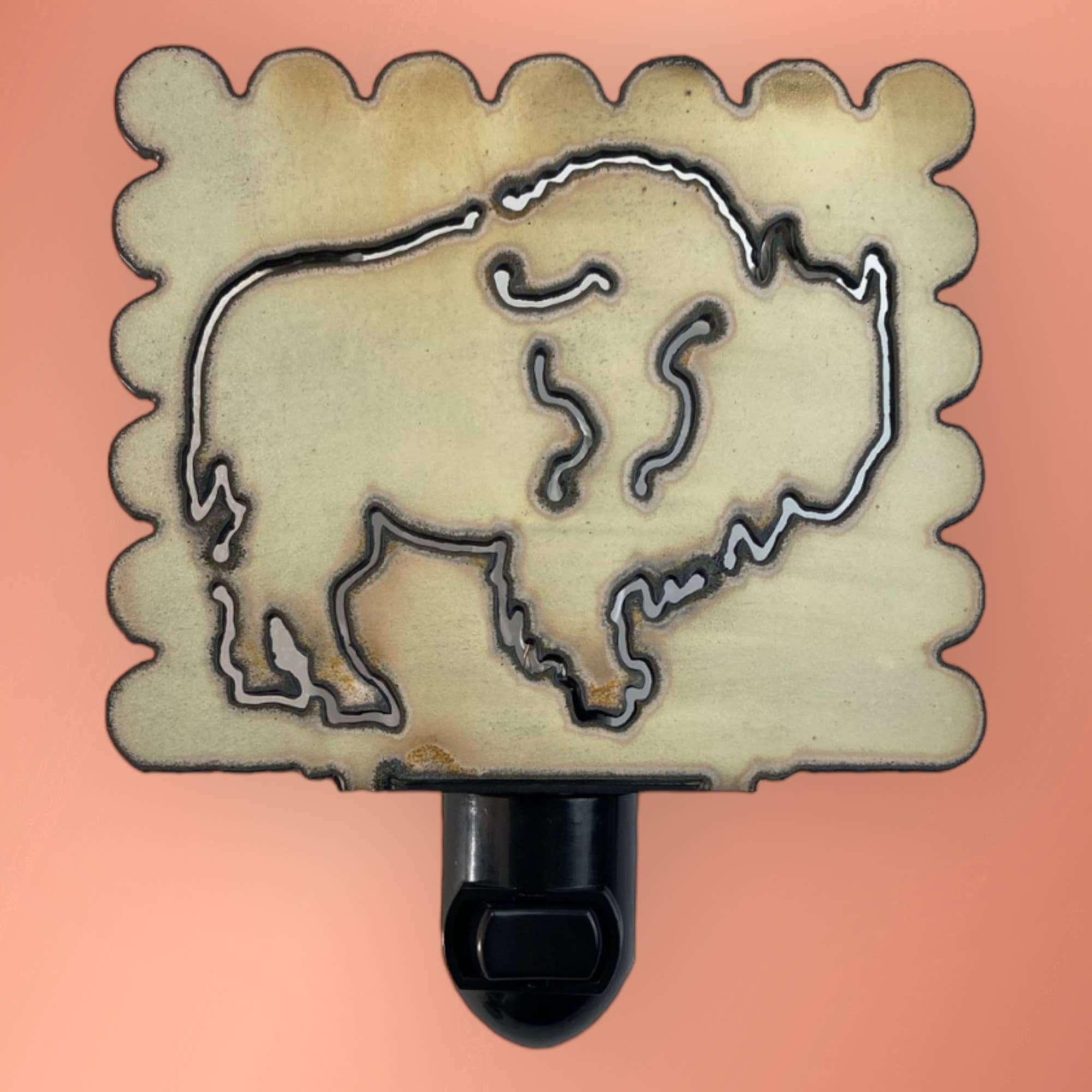 Iron Jewel - Vente Veilleuses - Souvenir cadeau Buffalo Nightlight Western Rodeo Lodge Resort2