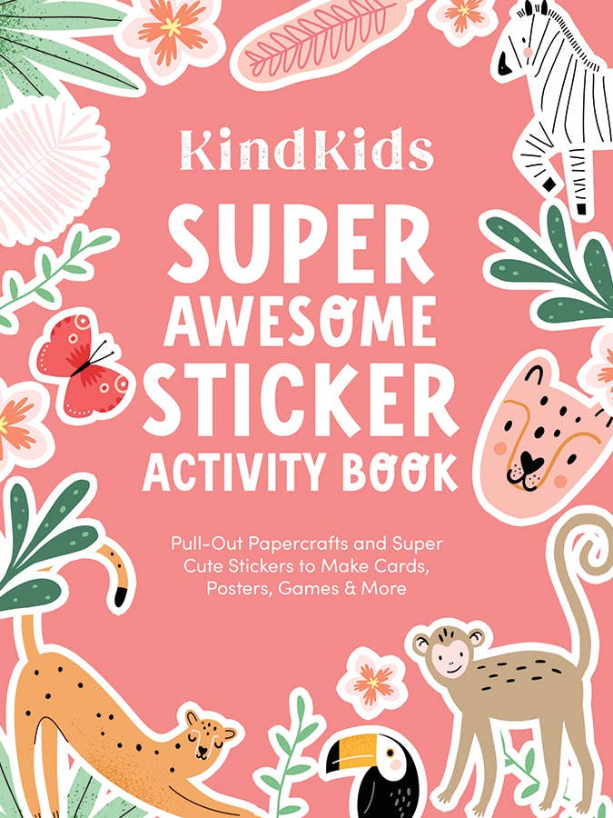 KindKids Super Awesome Sticker Activity Book for wholesale by Better Day Books