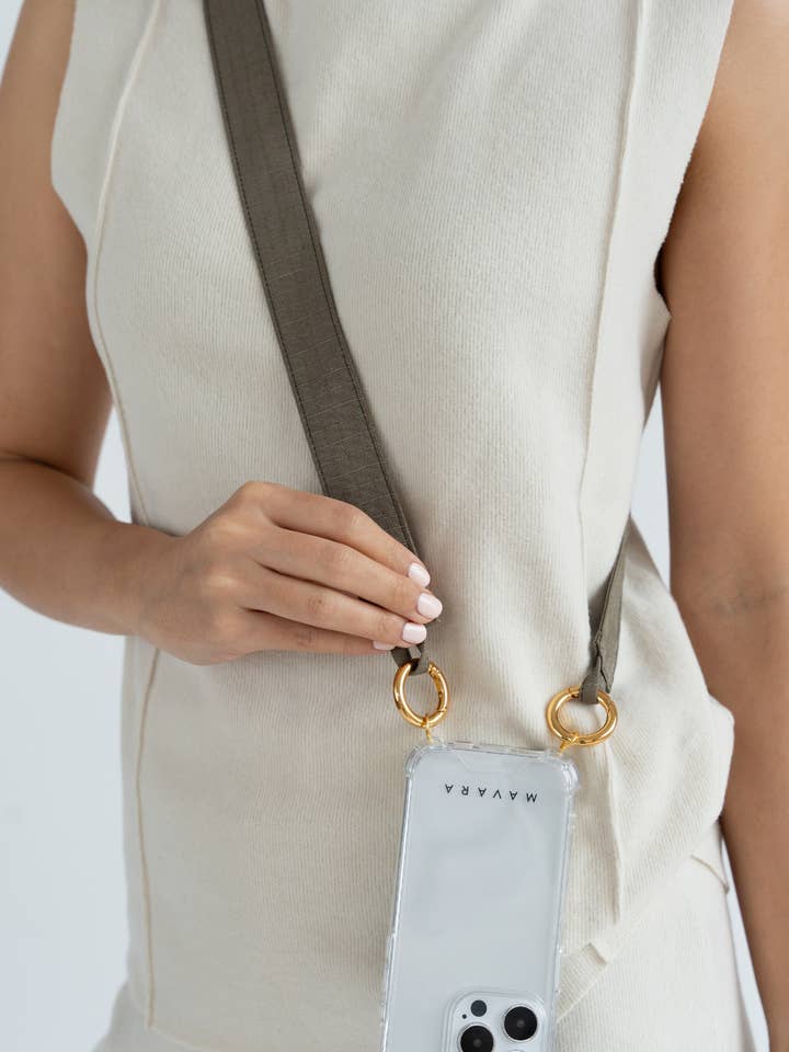 Olive Square Fabric Straps for wholesale by MAVARA