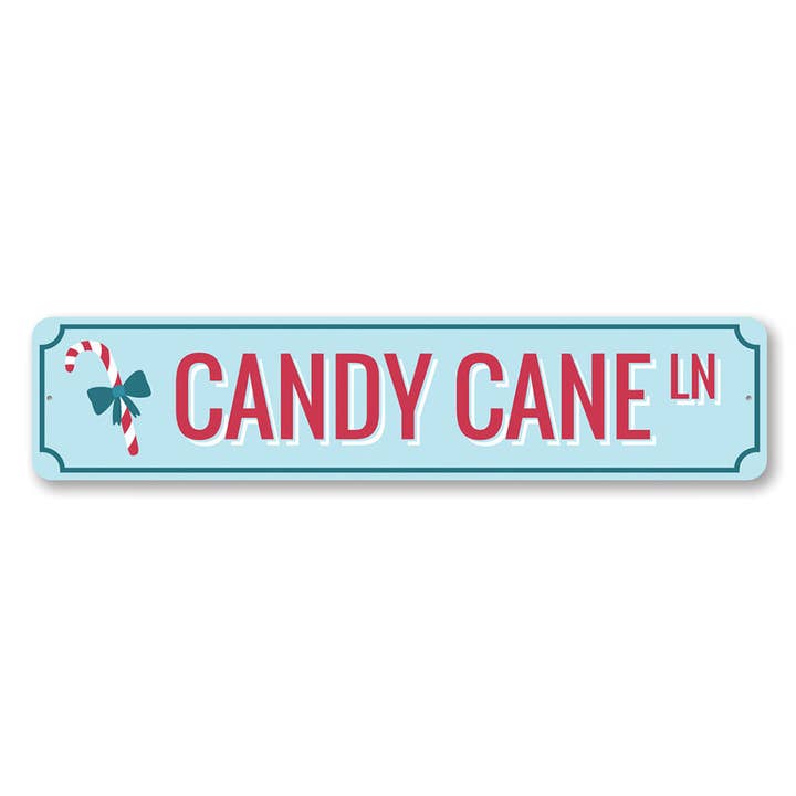 Lizton Sign Shop, Inc - Wholesale Sign - Candy Cane Ln Lane Holiday Sign