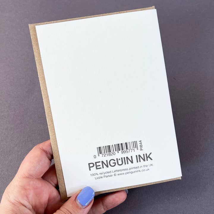 Penguin Ink - Vendita all'ingrosso Biglietti di condoglianze - Biglietto Tipografico Senza Parole5