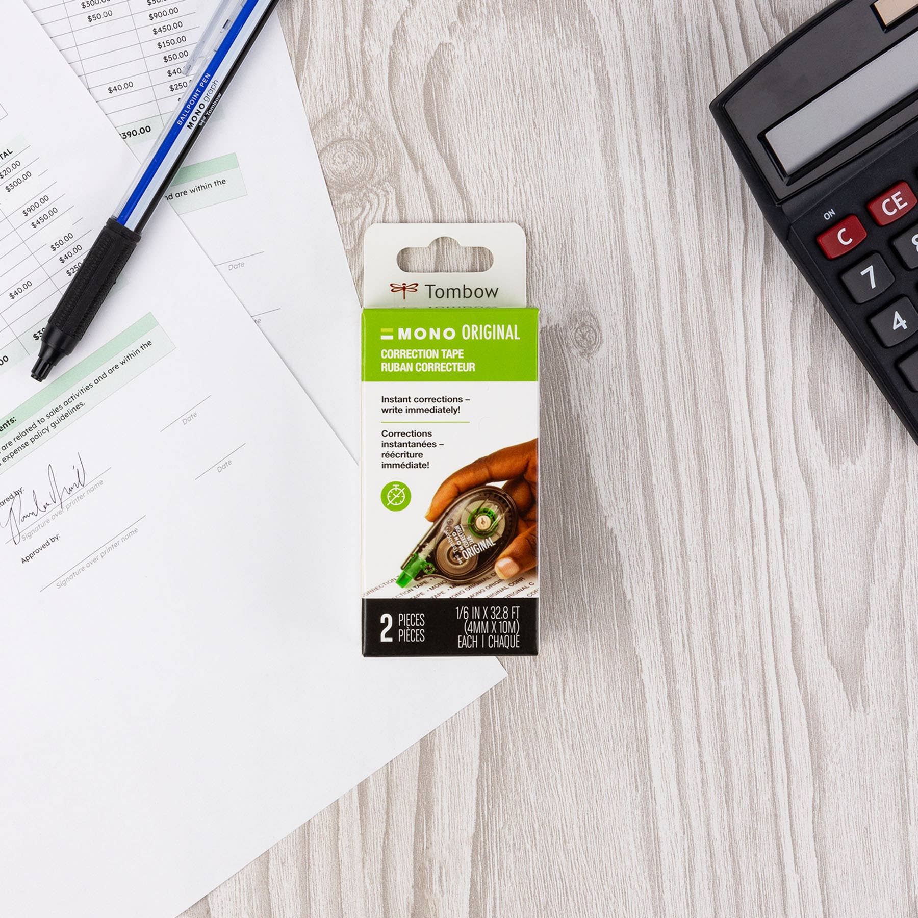 Tombow - Wholesale Tape - MONO Correction Tape Original, 2 Pack4