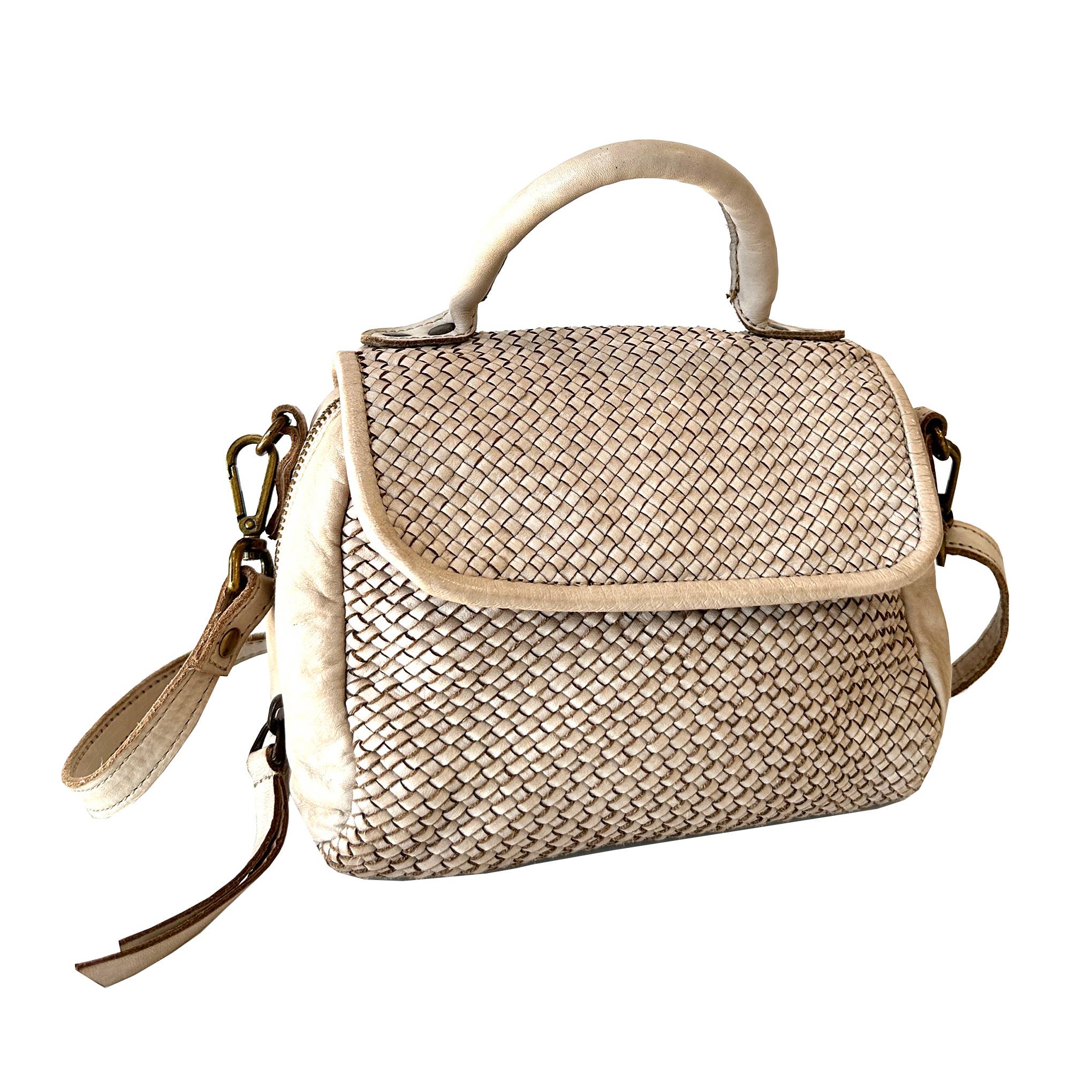 Bolsa Nova Handbags - Wholesale Crossbody Bag - Women's - Lily Woven Leather Minibag10